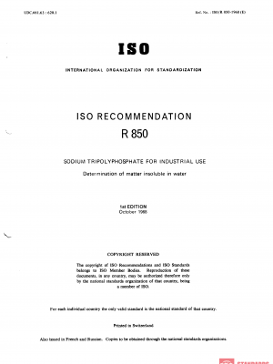ISO/R 850:1968 PDF