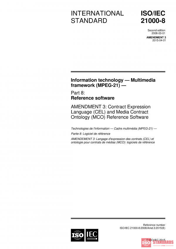 ISO/IEC 21000-8:2008/Amd 3:2015 PDF