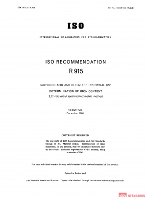 ISO/R 915:1968 PDF