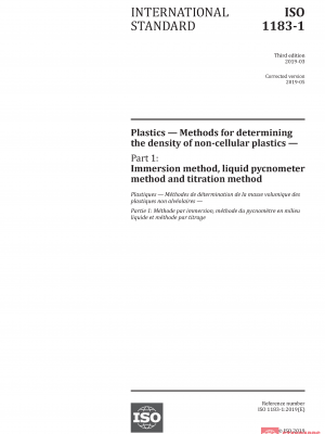 ISO 1183-1:2019 PDF