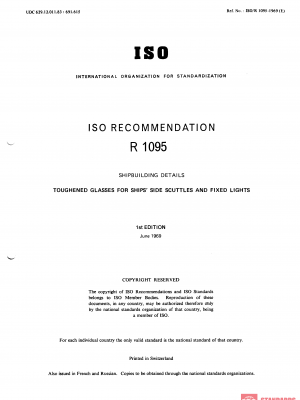 ISO/R 1095:1969 PDF