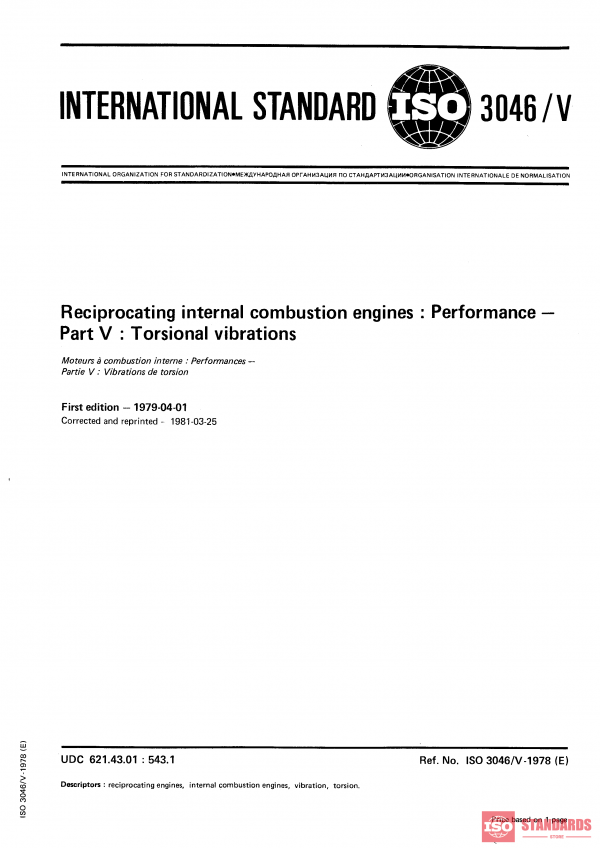 ISO 3046-5:1978 PDF