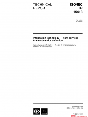 ISO/IEC TR 15413:2001 PDF