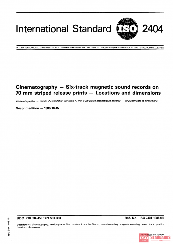 ISO 2404:1986 PDF