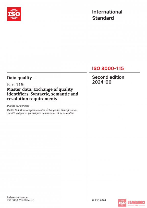 ISO 8000-115:2024 PDF