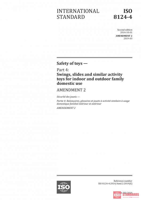 ISO 8124-4:2014/Amd 2:2019 PDF