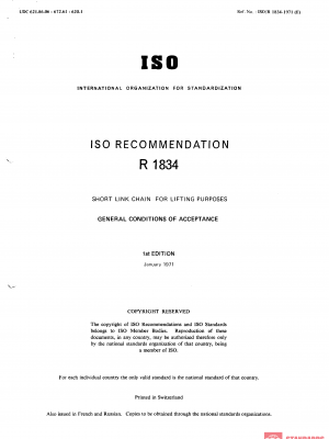 ISO/R 1834:1971 PDF