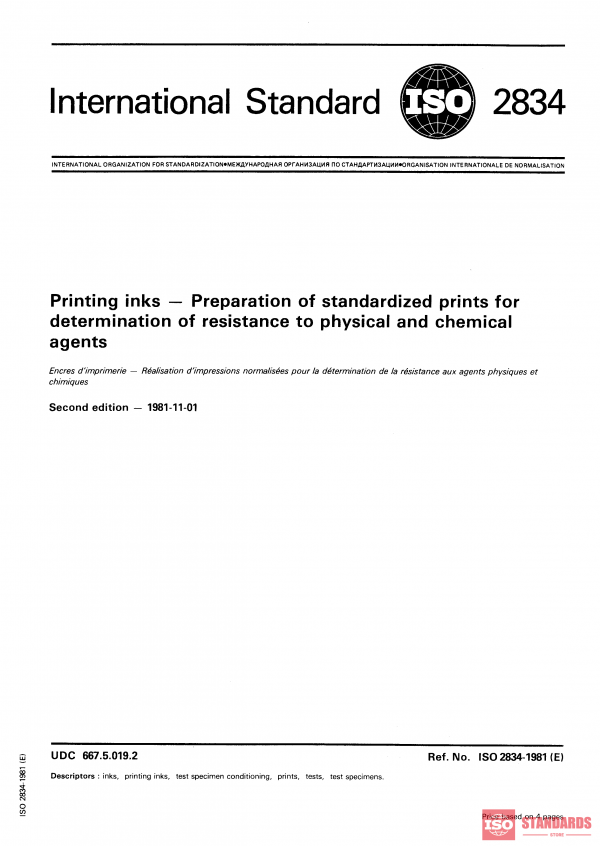 ISO 2834:1981 PDF