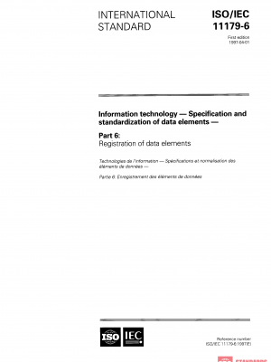 ISO/IEC 11179-6:1997 PDF