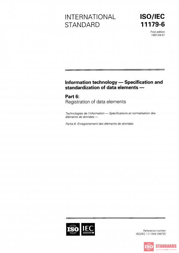 ISO/IEC 11179-6:1997 PDF