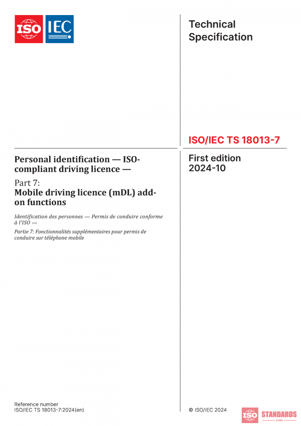ISO/IEC TS 18013-7:2024 PDF