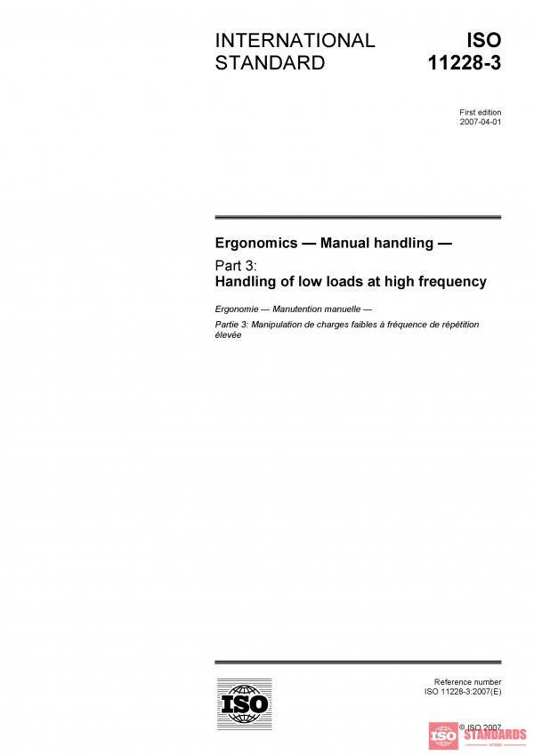 ISO 11228 3:2007 PDF