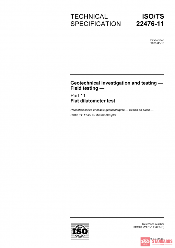 ISO/TS 22476-11:2005 PDF