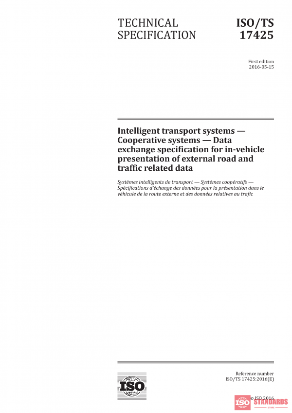 ISO/TS 17425:2016 PDF