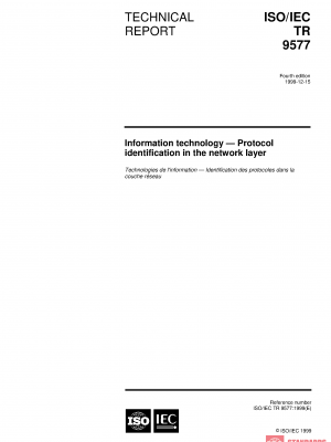 ISO/IEC TR 9577:1999 PDF