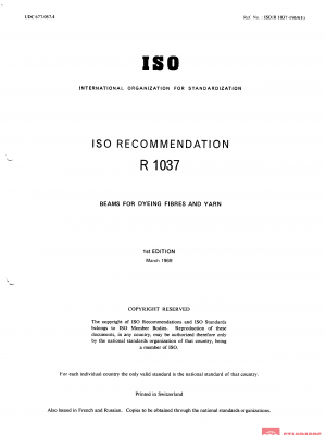 ISO/R 1037:1969 PDF