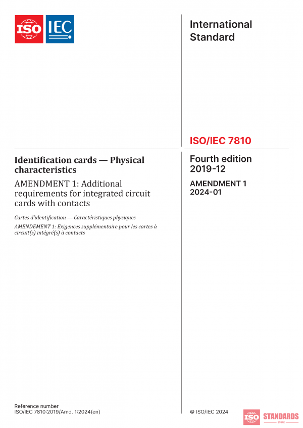 ISO/IEC 7810:2019/AMD1:2024 PDF