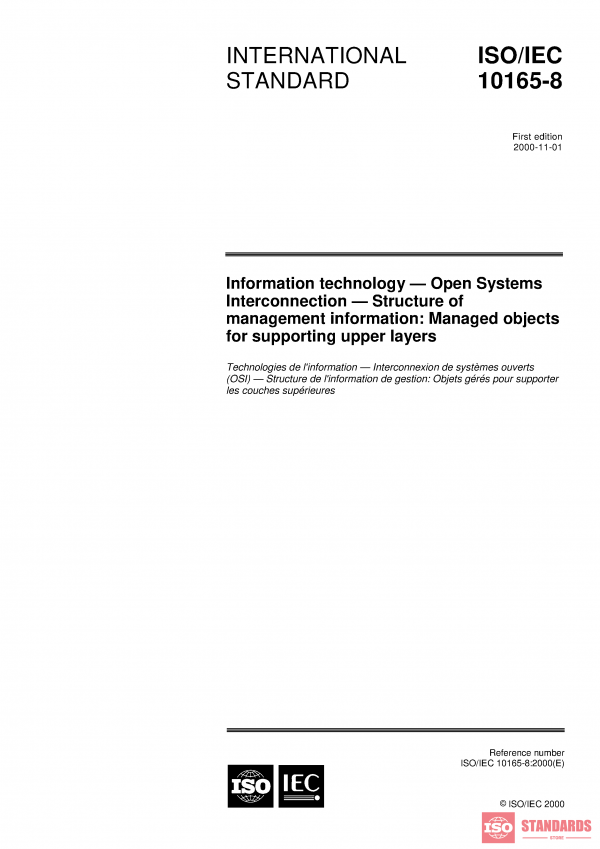 ISO/IEC 10165-8:2000 PDF