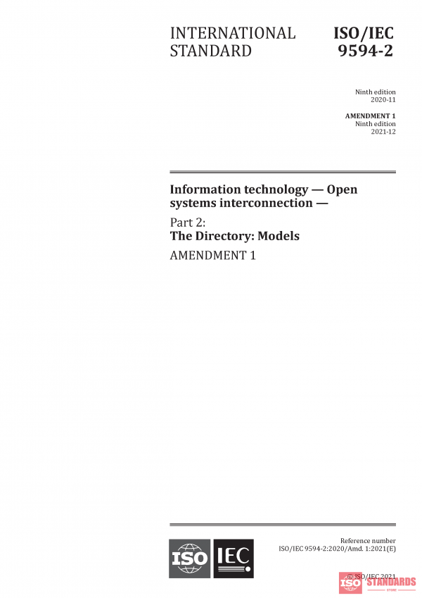 ISO/IEC 9594-2:2020/AMD1:2021 PDF