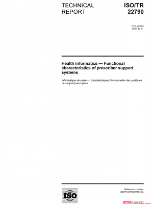 ISO/TR 22790:2007 PDF