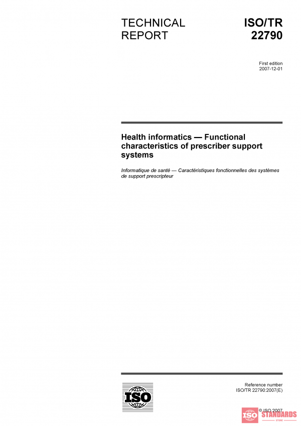 ISO/TR 22790:2007 PDF