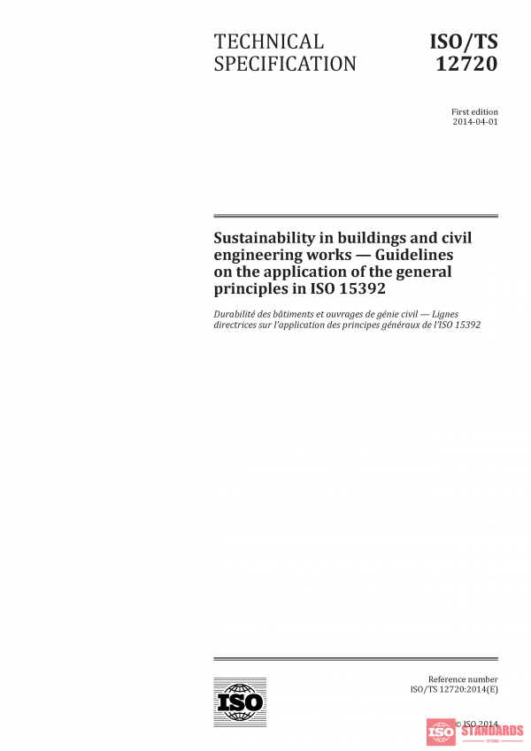 ISO/TS 12720:2014 PDF