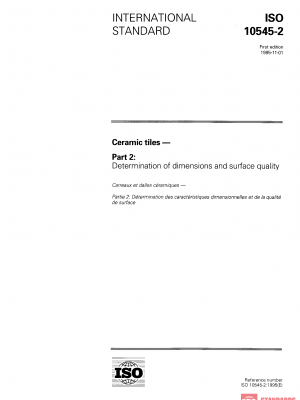 ISO 10545-2:1995 PDF