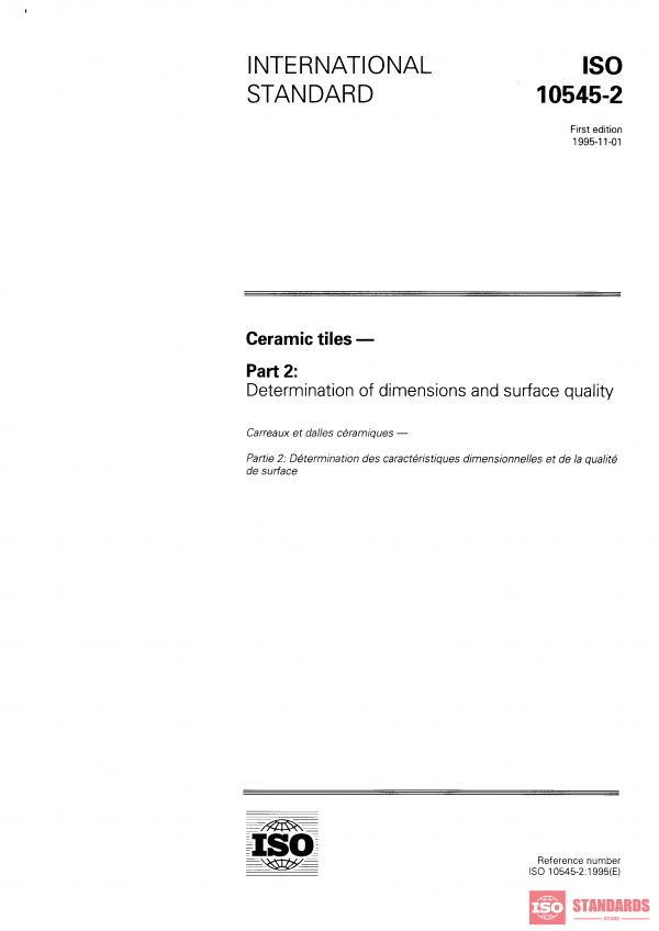 ISO 10545-2:1995 PDF