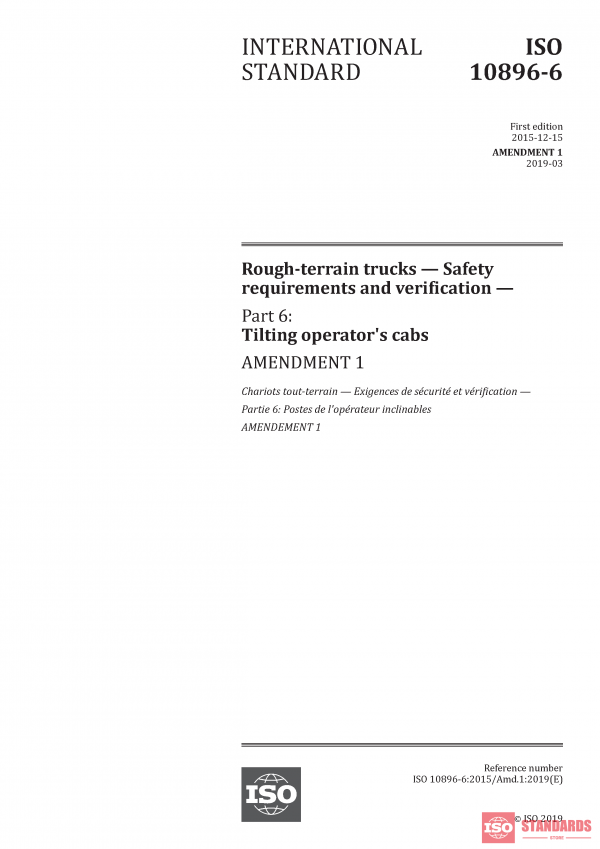 ISO 10896-6:2015/Amd 1:2019 PDF