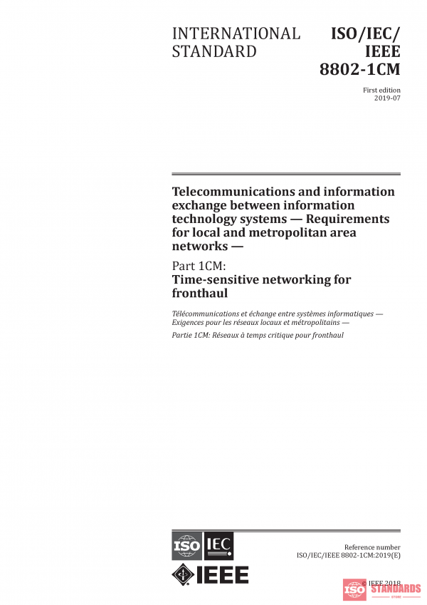 ISO/IEC/IEEE 8802-1CM:2019 PDF