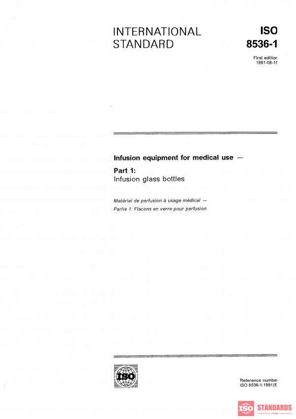 ISO 8536-1:1991 PDF