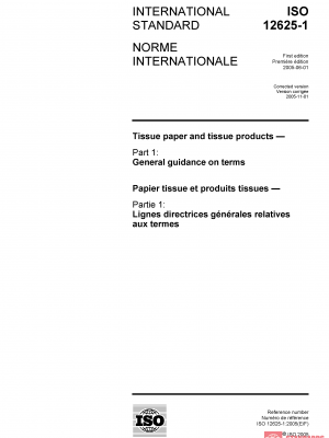 ISO 12625-1:2005 PDF