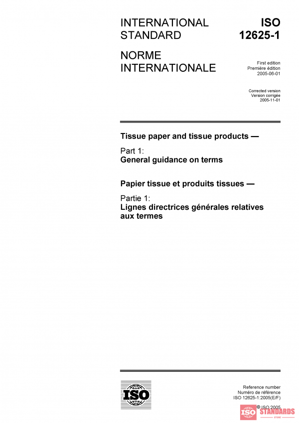 ISO 12625-1:2005 PDF