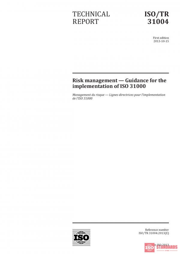ISO/TR 31004:2013 PDF