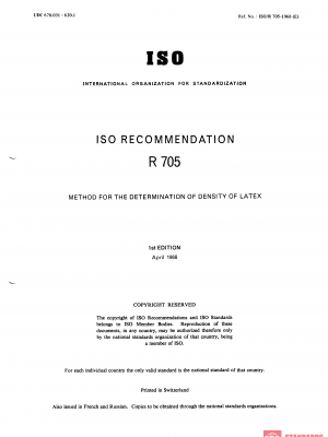 ISO/R 705:1968 PDF