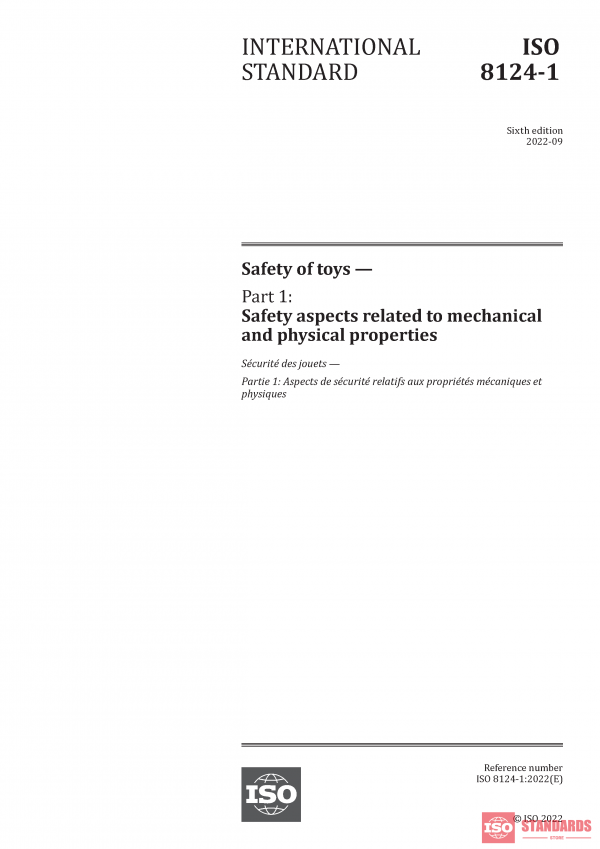 ISO 8124-1:2022 PDF