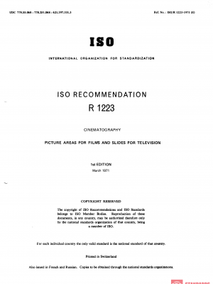 ISO/R 1223:1971 PDF