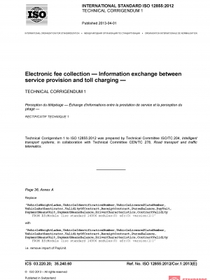 ISO 12855:2012/Cor 1:2013 PDF