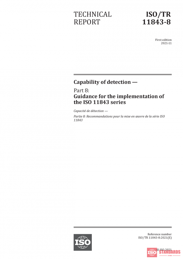 ISO/TR 11843-8:2021 PDF