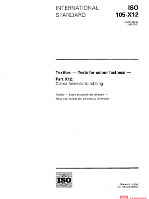 ISO 105-X12:1993 PDF