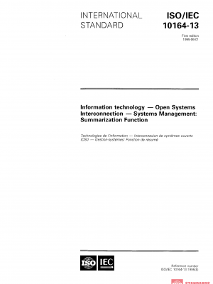 ISO/IEC 10164-13:1995 PDF