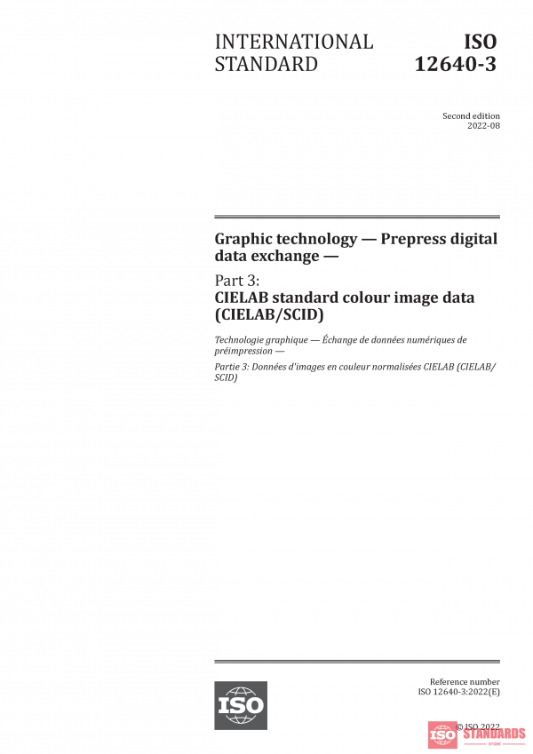 ISO 12640-3:2022 PDF