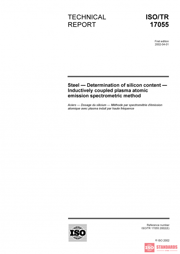 ISO/TR 17055:2002 PDF