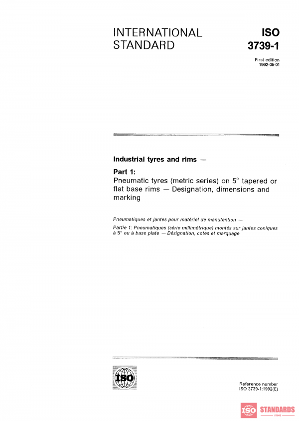 ISO 3739-1:1992 PDF