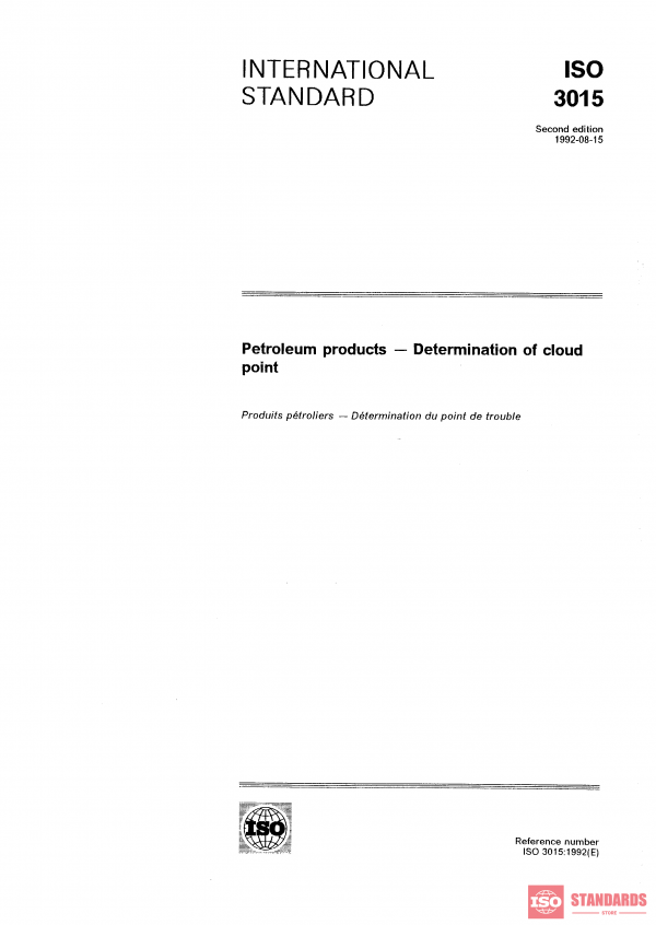 ISO 3015:1992 PDF