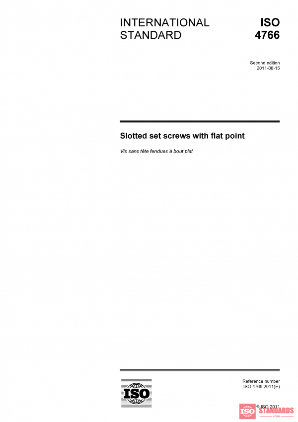 ISO 4766:2011 PDF