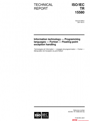 ISO/IEC TR 15580:2001 PDF