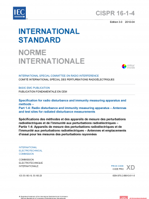 CISPR 16 1-4 ed 3.0:2010 PDF