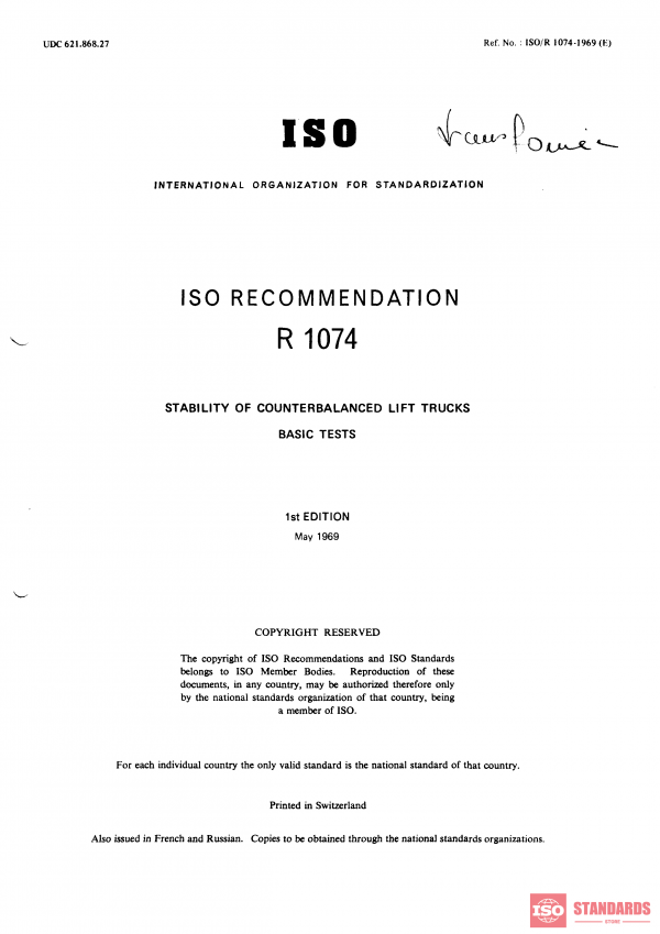 ISO/R 1074:1969 PDF