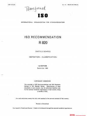 ISO/R 820:1968 PDF